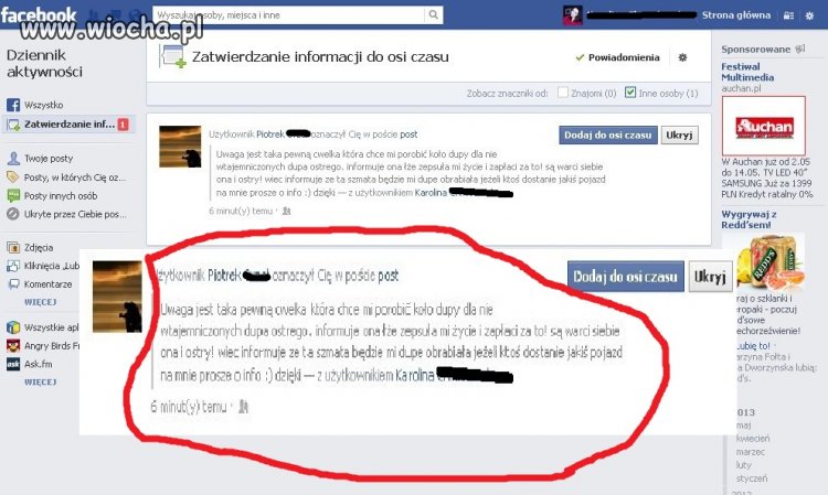A ona mnie wyzywa ... haha