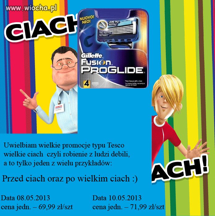 Wielkie ciach  tesco obniża ceny...