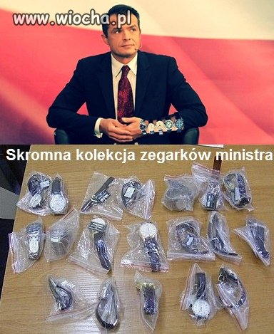 Te wszystkie zegarki to jeszcze z komunii