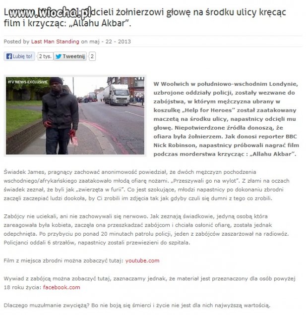 Do czego ma jeszcze dojść żeby ludzie zrozumieli...