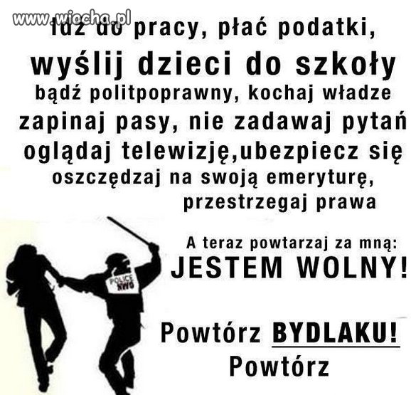 Wolność.