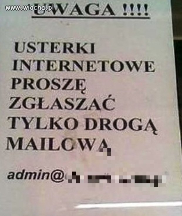 Przepraszamy za usterki