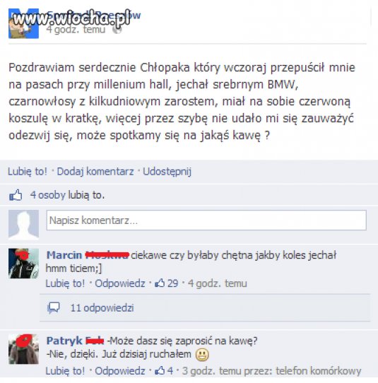 Kawa...Podsumowali dziewczynę...