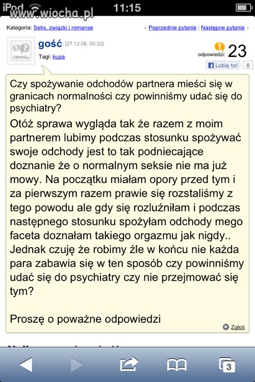 Spożywanie odchodów partnera