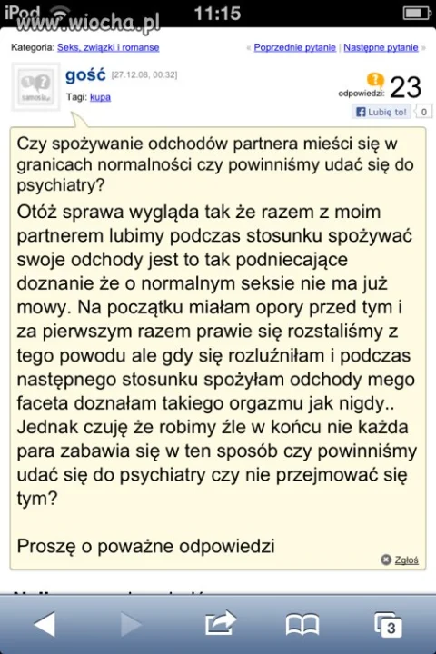 Spożywanie odchodów partnera