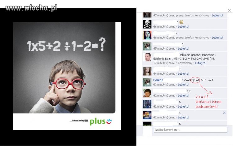 Czyżby ktoś był z gimbazy? 