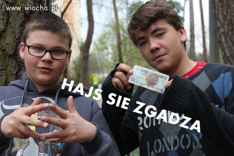 Hajs się zgadza