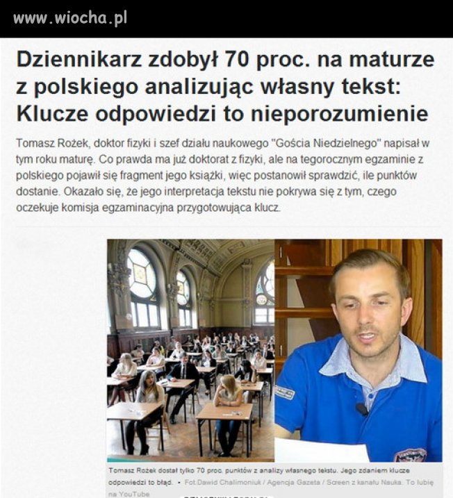 Komisja egzaminacyjna wie lepiej