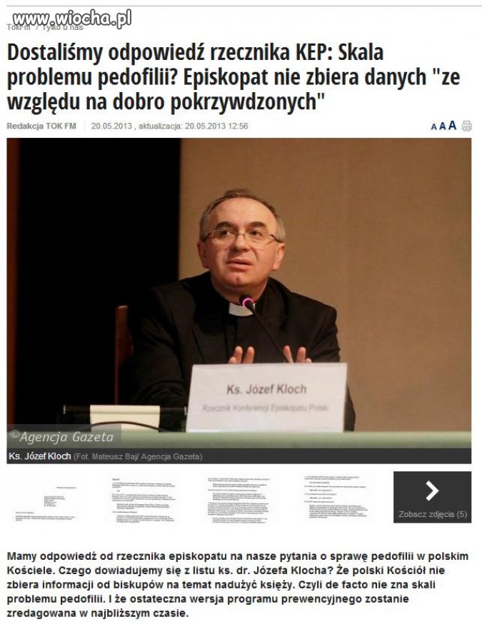 Pokrzywdzeni oczywiście są księża 