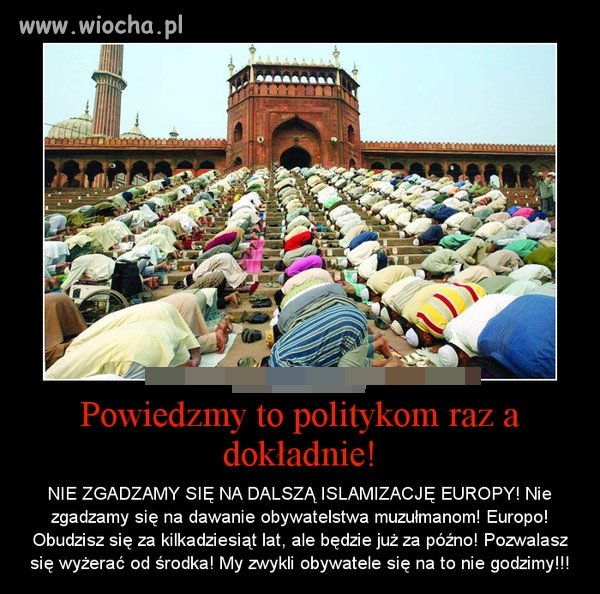 STOP ISLAMIZACJI EUROPY!