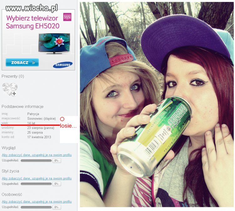 14-nastki dobrały się do piwka