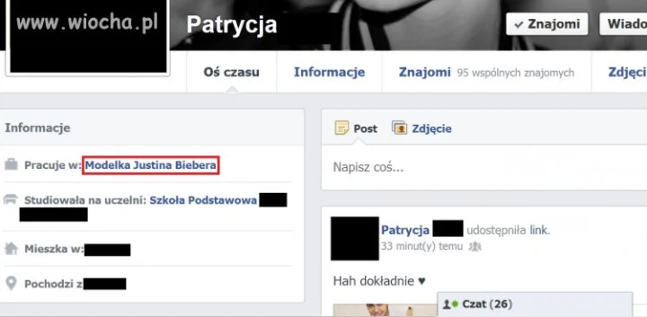 Modelka Justina Biebera,