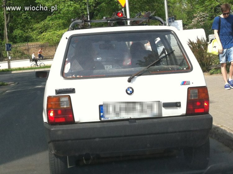 Z fiata zrobił bmw hehe