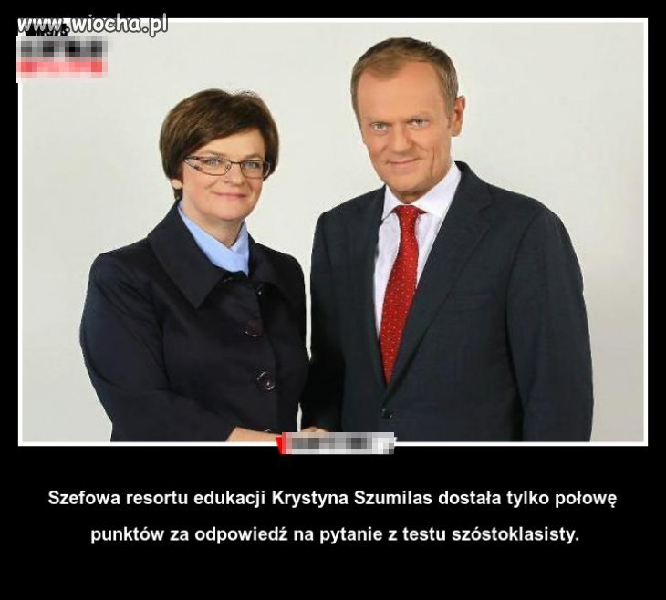 Szefowa resortu edukacji !!!
