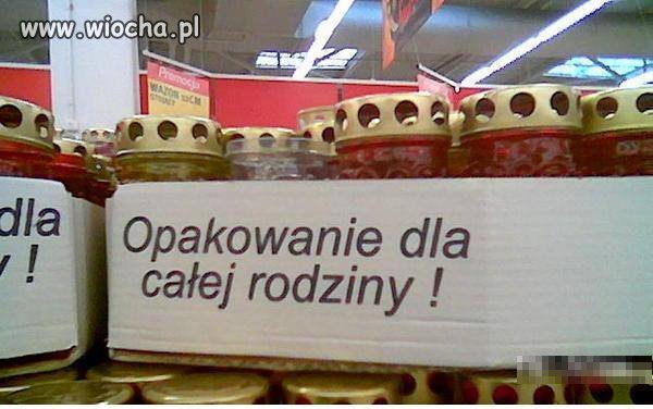 Opakowanie dla całej rodziny 
