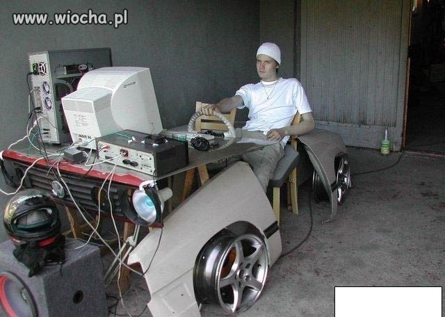 Driving simulator...
