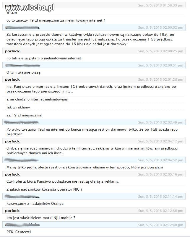 NJU mobile - Uwaga oszustwo !