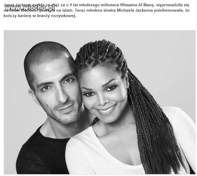 Janet Jackson przeszła na islam ..