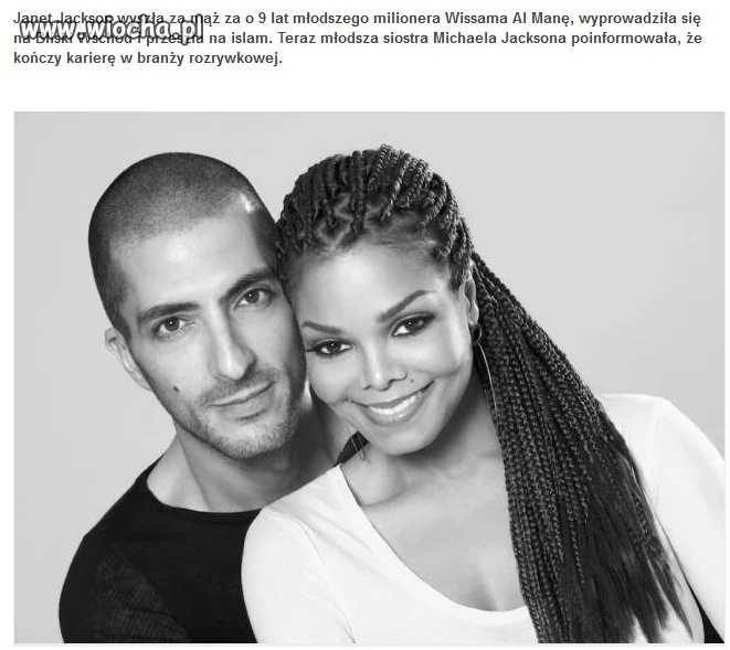 Janet Jackson przeszła na islam ..