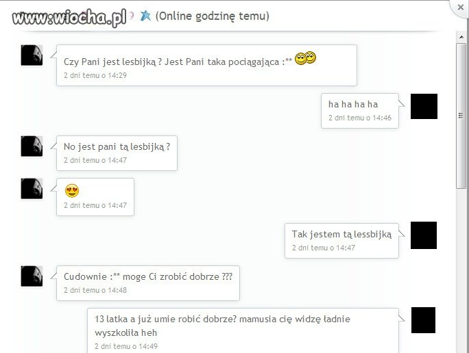 "Mogę ci zrobić dobrze ?"...