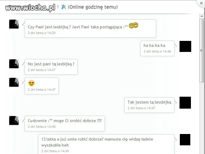 "Mogę ci zrobić dobrze ?"...