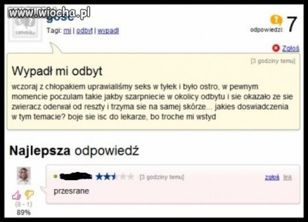 Problemy niektórych ludzi są czasami dziwne