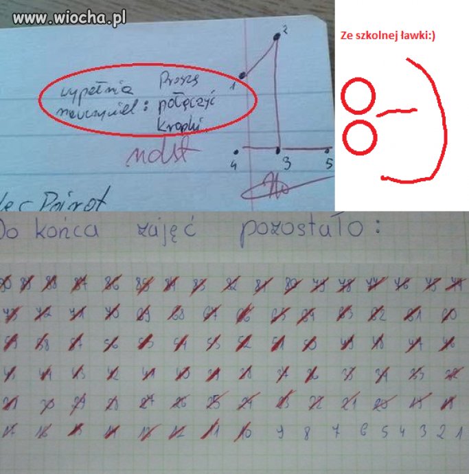 Ze szkolnej ławki...