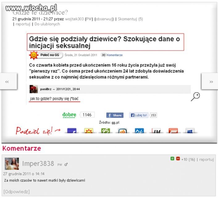 No gdzie te dziewice?