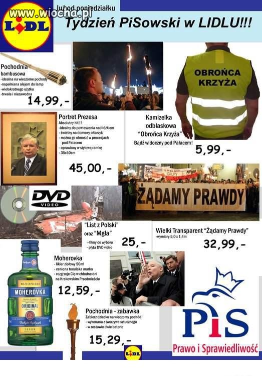 Tydzień PiSowski w Lidlu.
