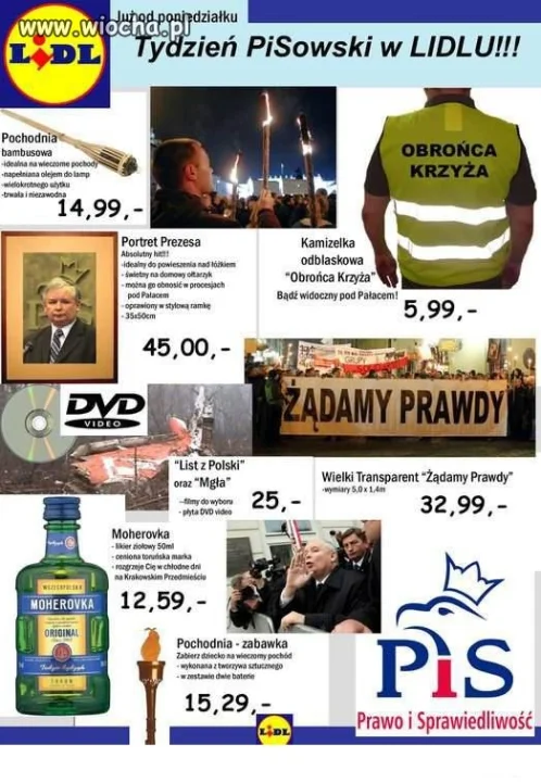 Tydzień PiSowski w Lidlu.