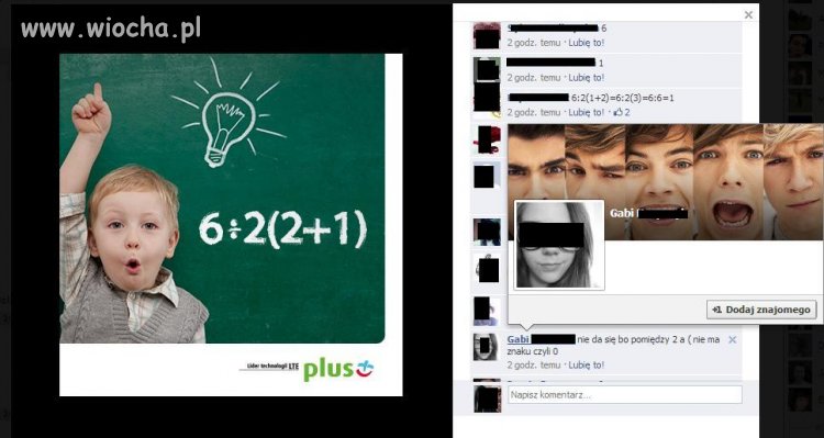 Ciekawe co ona robiła w Szkole na Matematyce