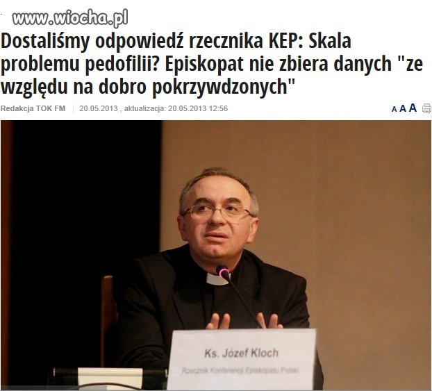 Pedofilia???...Eeee nas nie dotyczy