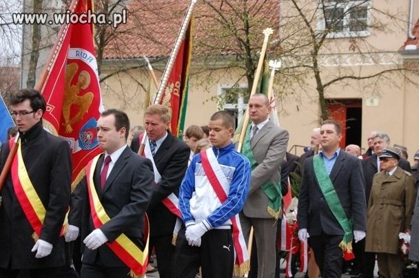 Elegancki stroj na przemarszu 3 majowym