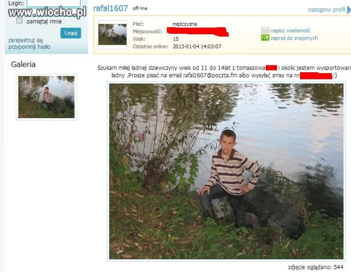 Ogłoszenia 15 latka