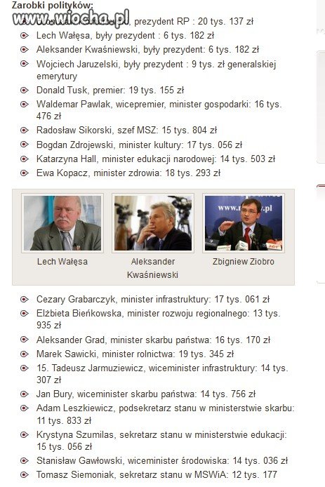 A tyle dostaje się za nic nie robienie 
