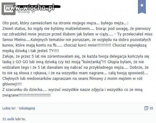 Publiczne pranie brudów na FB
