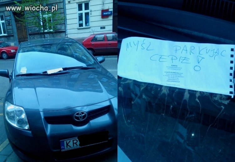 Kraków, osoba zastawiła wyjazd