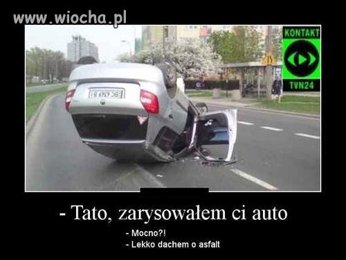 Lekko dachem o asfalt