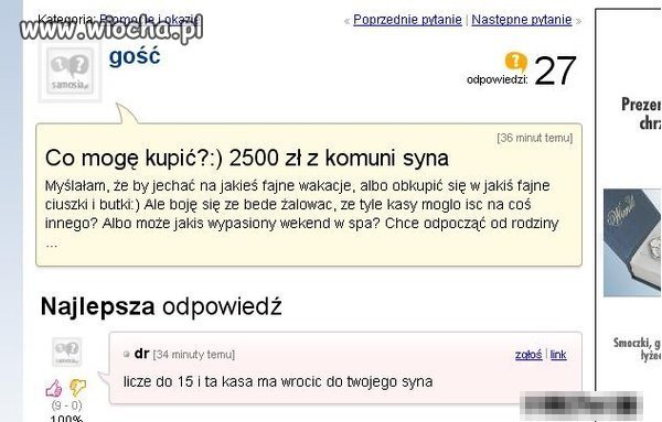 Ach ci rodzice zawsze zabierają kasę z komunii!!
