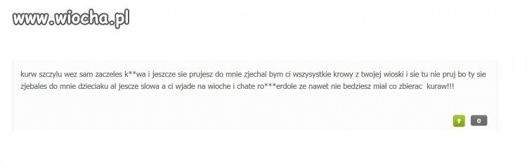 Niepokojący niski poziom kultury na forum