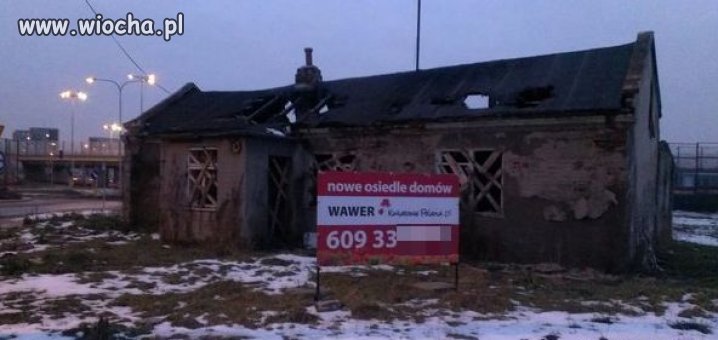Nowe osiedle domów...Zachęcająca reklama...