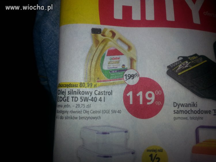 Stara cena jedyne 199zl za 4l