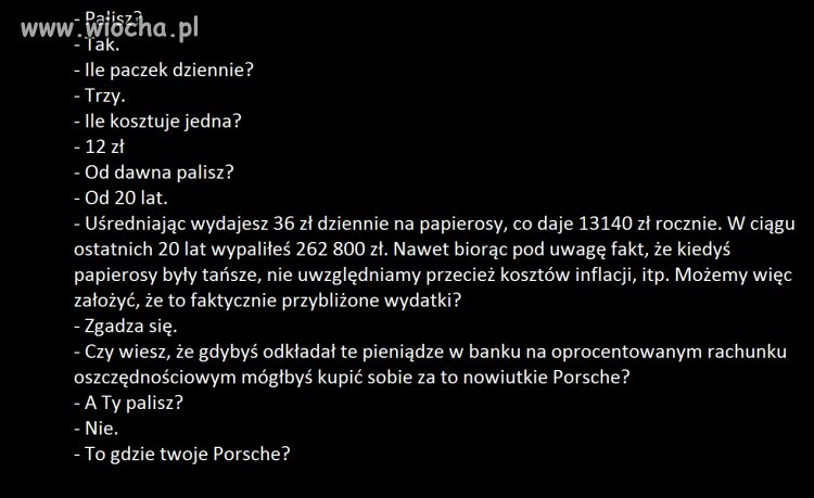 Czepiacie się palaczy...
