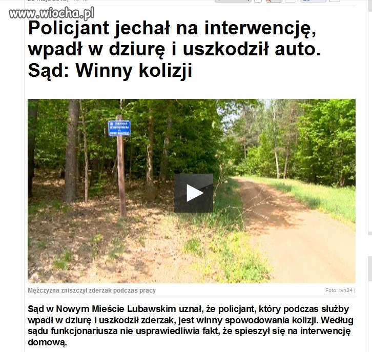Policjantom nie wolno się śpieszyć na interwencję