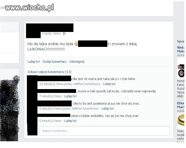 Słowa 14 latki...