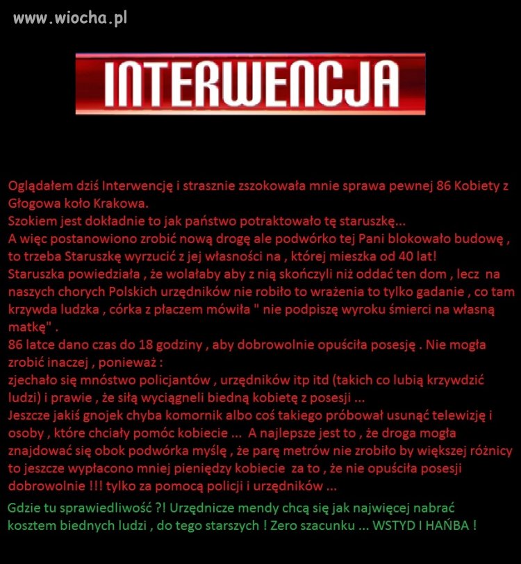 Polecam ten materiał w Interwencji .