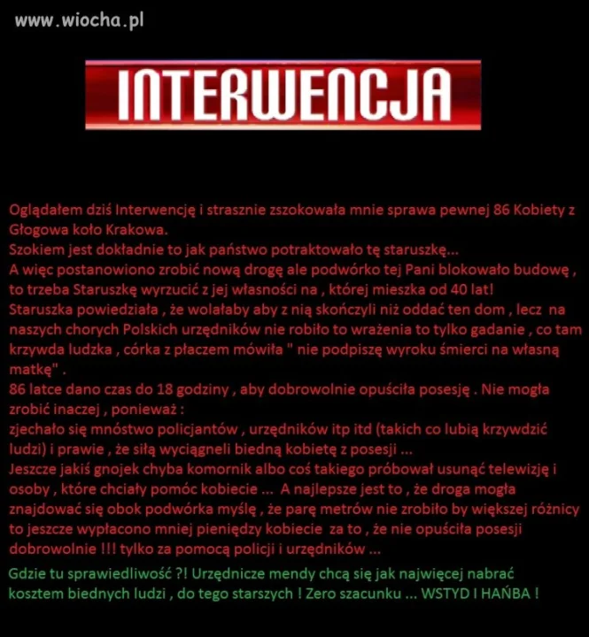 Polecam ten materiał w Interwencji .