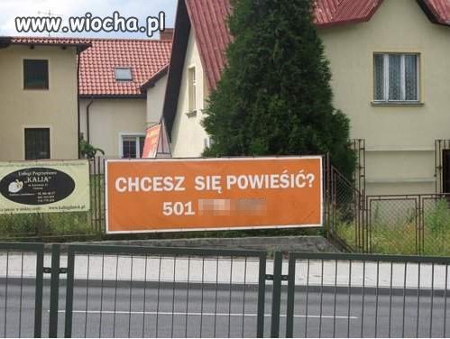 Chcesz się "powieśić?"