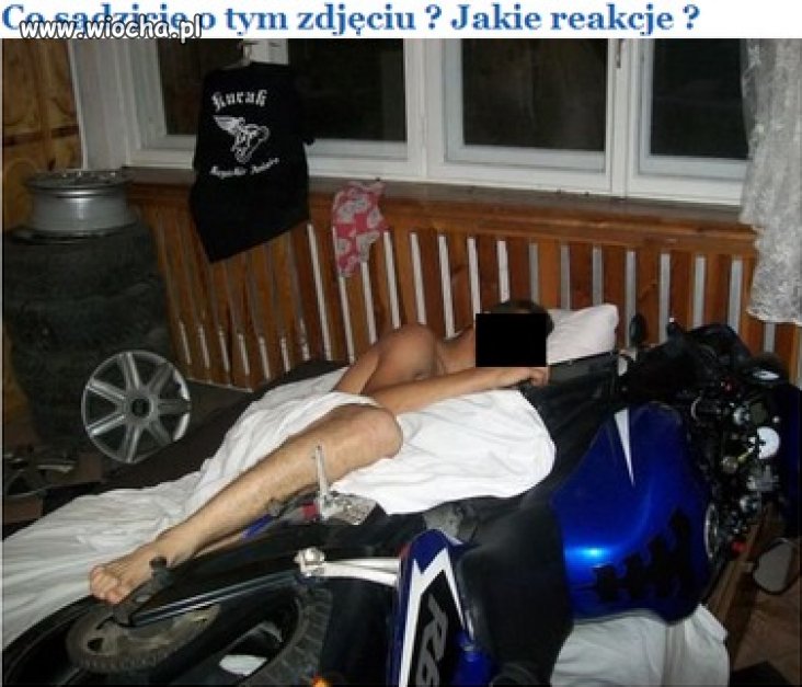 Koleś ma coś nie równo pod sufitem...