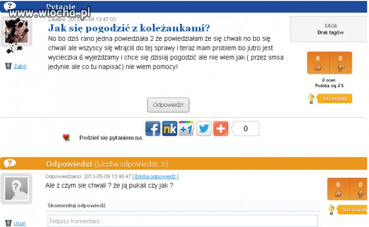Jak zwykle normalne pytanie.